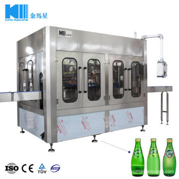 7000bph Factory Price Automatic Glass Bottle Carbonated Filling Plant